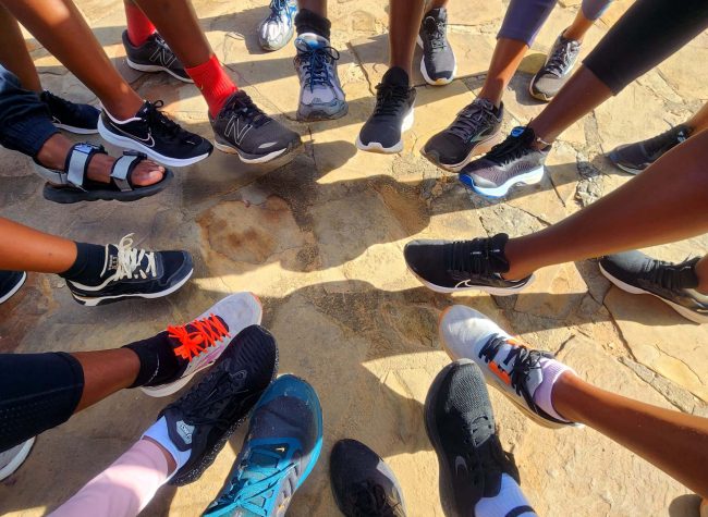 Unity of purpose - running for fitness.