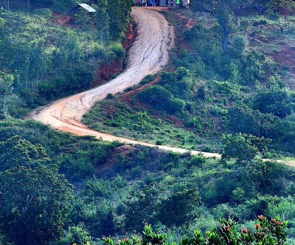 We call this climb, the 'Kaptagat' hill. There is some water at the top to refresh you.
